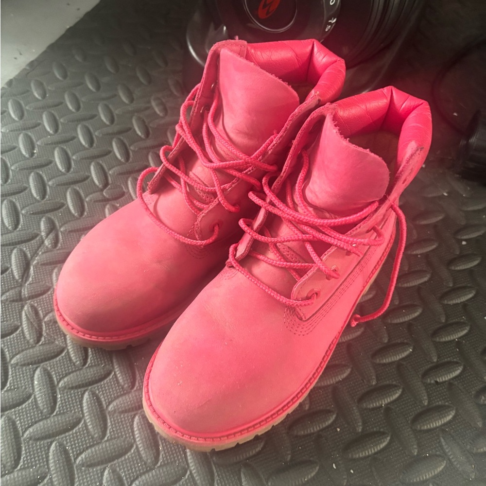 Timberland Kids Pink Boots